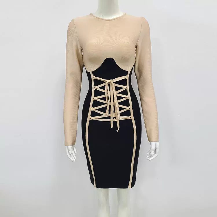 Get it Girl Lace-up Dress