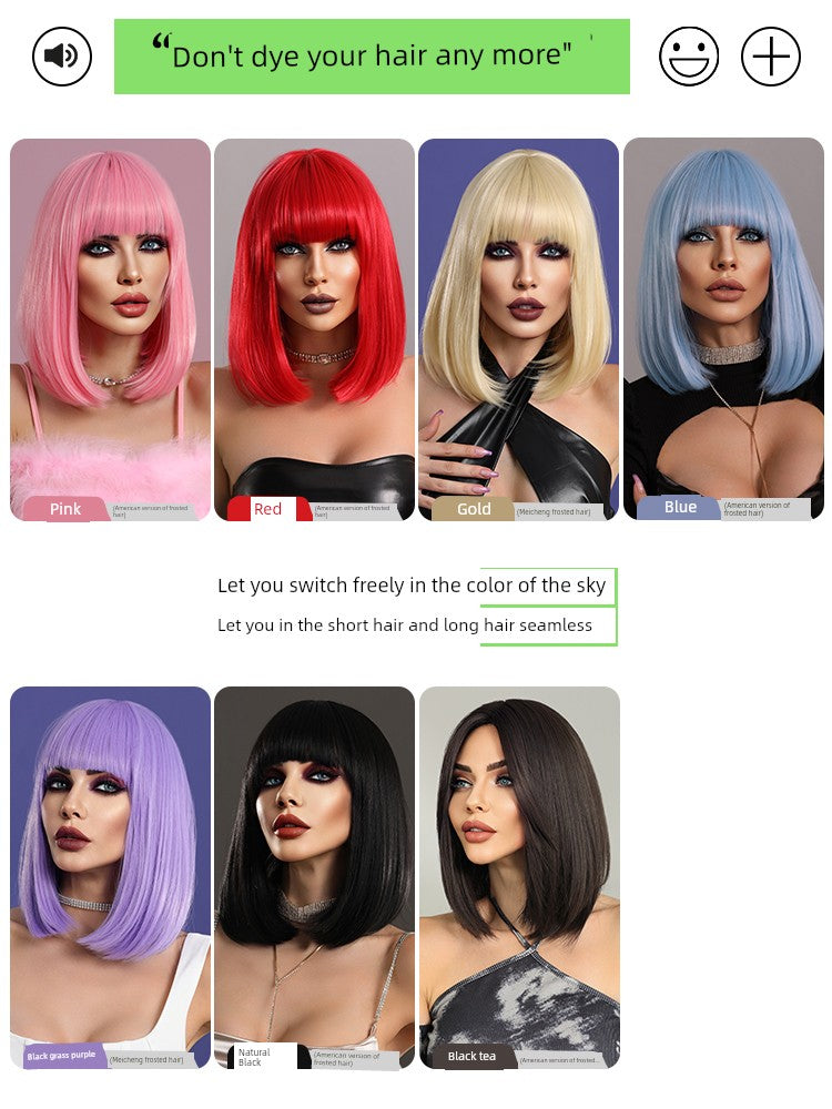 Hot Girl Bob Hair Style Wig